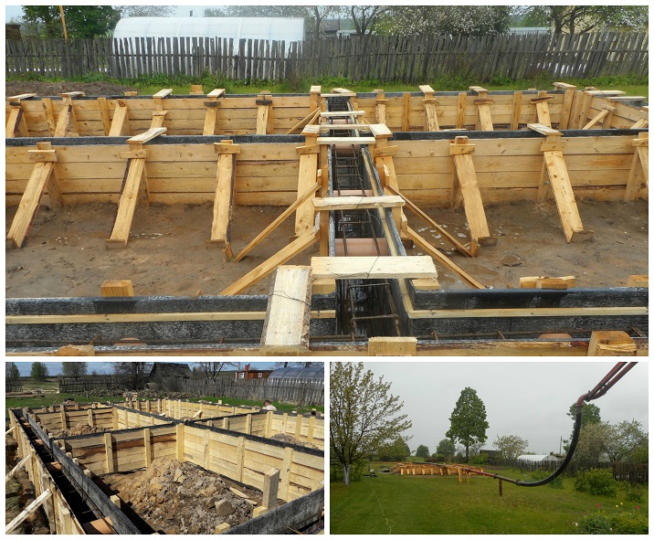 Фундамент для деревянного дома - «Дизайн»