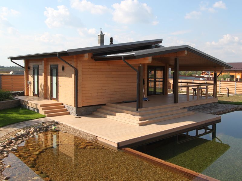 Бани под ключ из клееного бруса - «Дизайн»