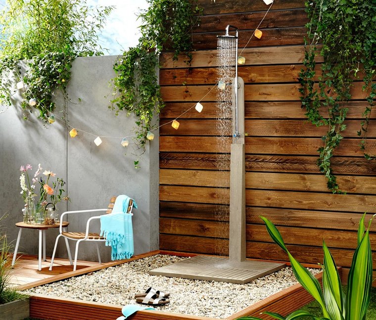 Как сделать летний душ на даче: пошаговая инструкция - «Ландшафтный дизайн»