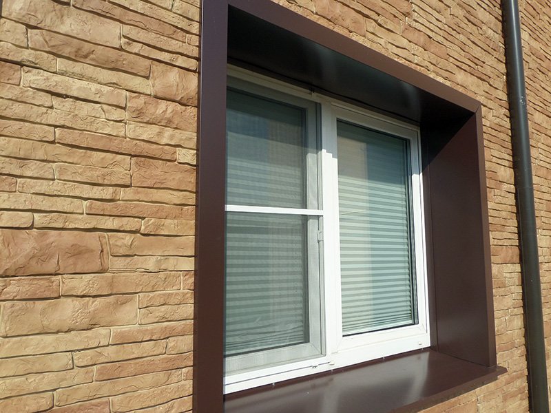 Отделка наружных откосов на окнах - «Декор»