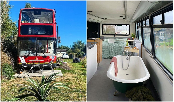 Двухэтажный автобус вдохновил британскую пару на создание дома мечты - Архитектура и интерьер