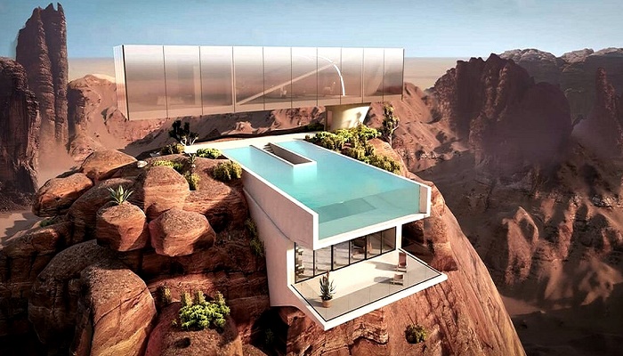 Смелая концепция «Оазисного дома», встроенного в красивейший горный ландшафт - Архитектура и интерьер