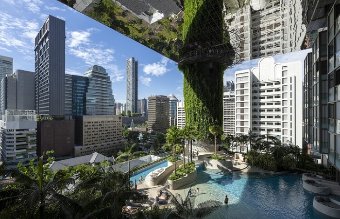 «Зеленое святилище»: тропический курорт в самом сердце Сингапура - Архитектура и интерьер